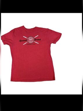 Apeman Strong Powerlifting T-Shirt Red Mens Large Barbell Gorilla Logo Gym